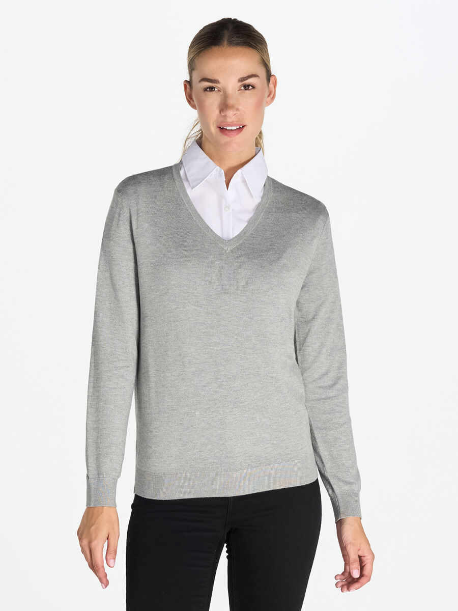 Pullover Donna Collo A V