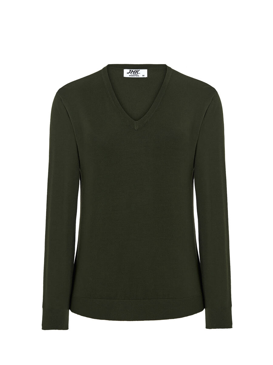Pullover Donna Collo A V - immagine 2