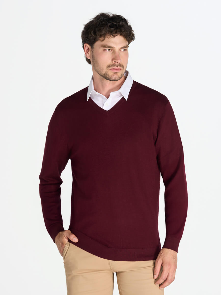 Pullover Uomo Collo A V