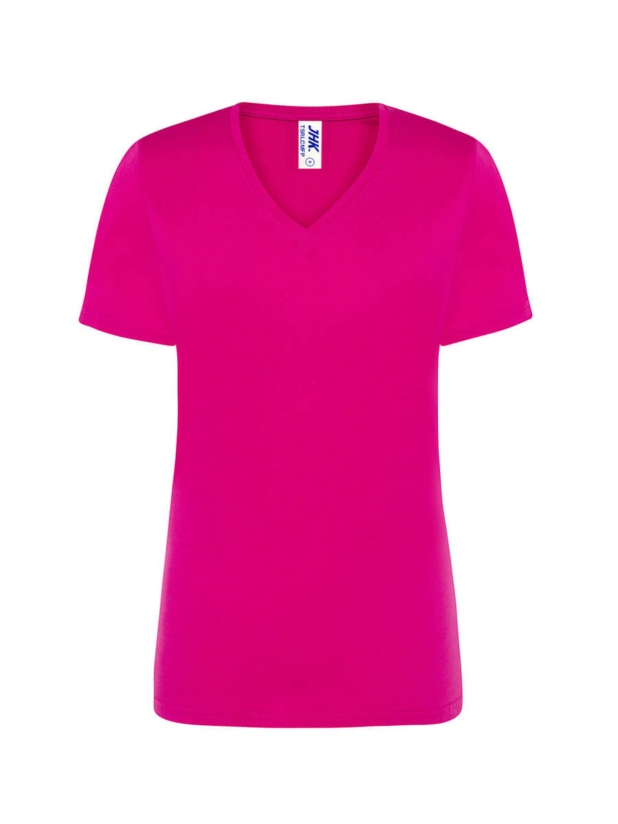 T-shirt Donna Manica Corta Collo A V Regular - immagine 3