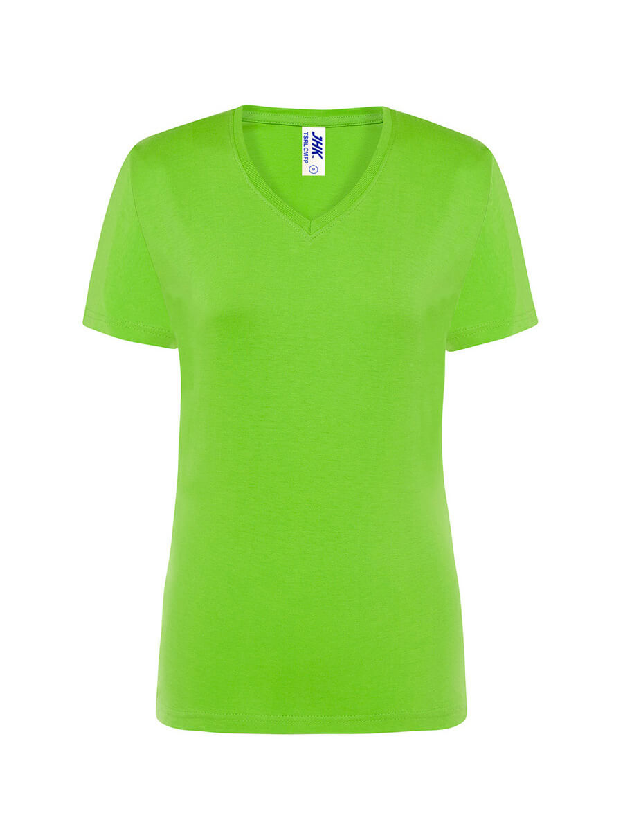 T-shirt Donna Manica Corta Collo A V Regular - immagine 5