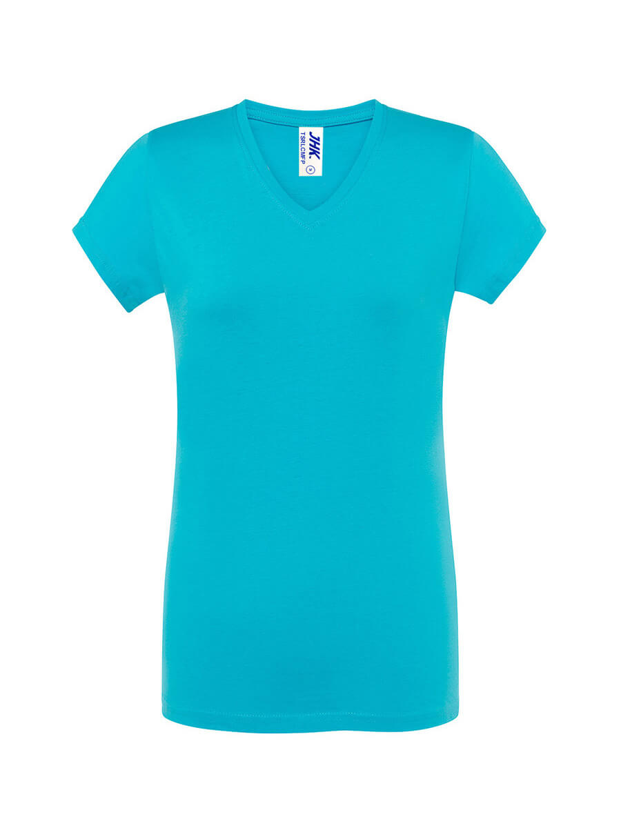 T-shirt Donna Manica Corta Collo A V Regular - immagine 8