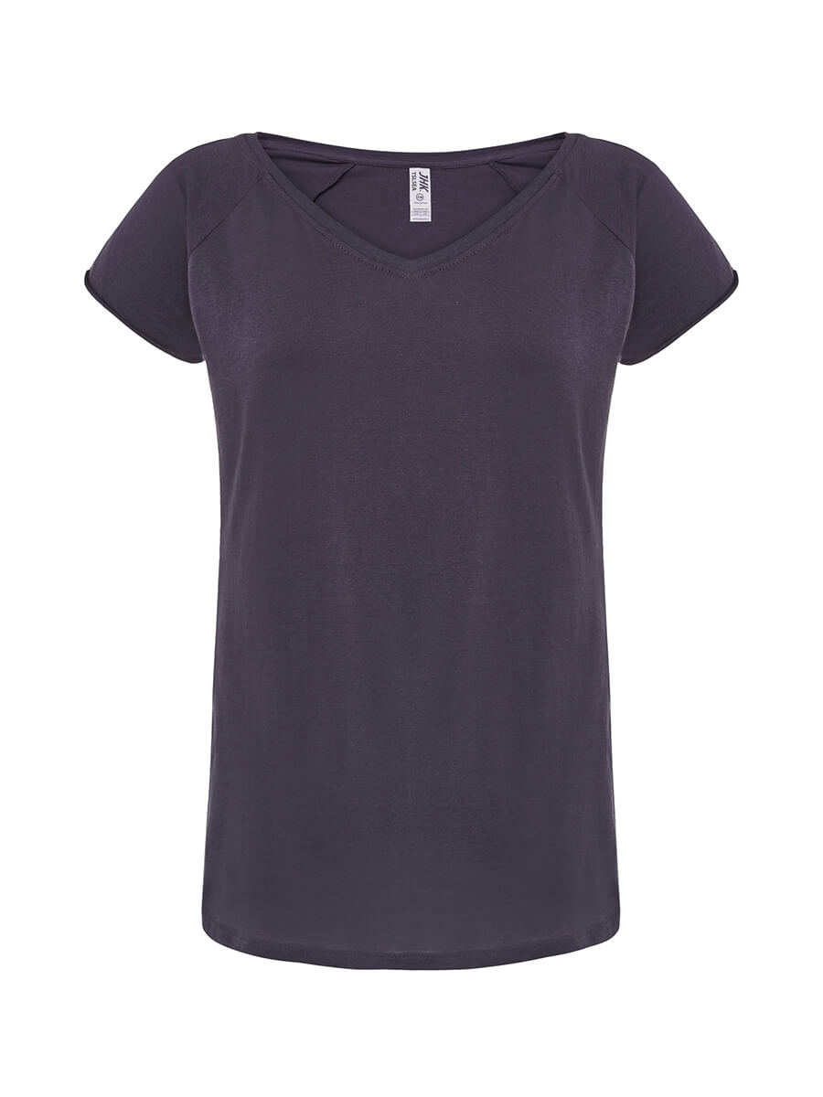 T-shirt Donna Manica Corta Collo A V Urban Sea - immagine 4