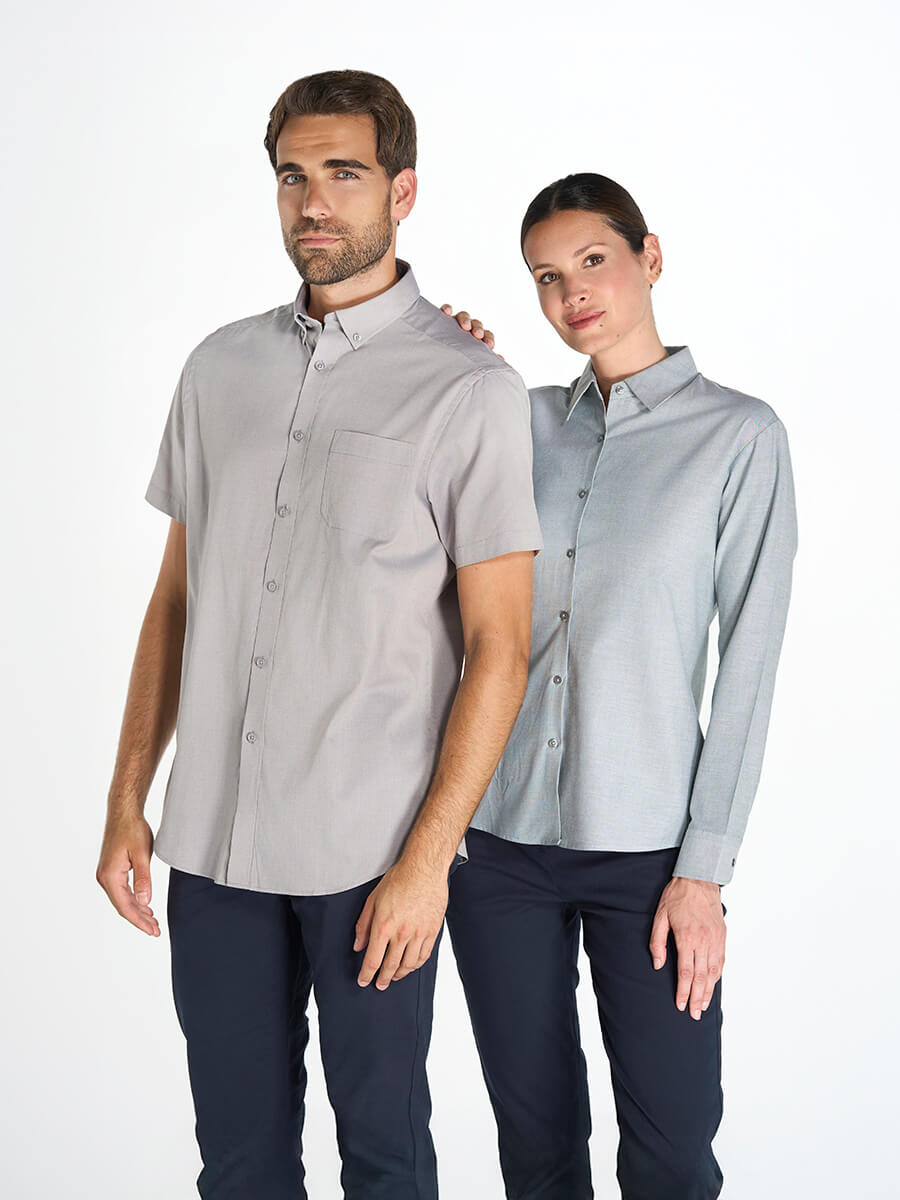 Camicia Donna Manica Corta Oxford