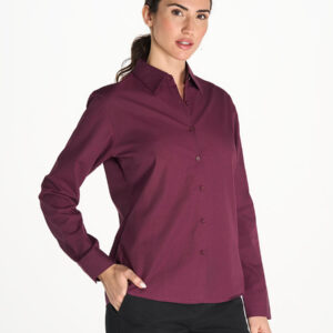 Camicia Donna Manica Lunga Popeline