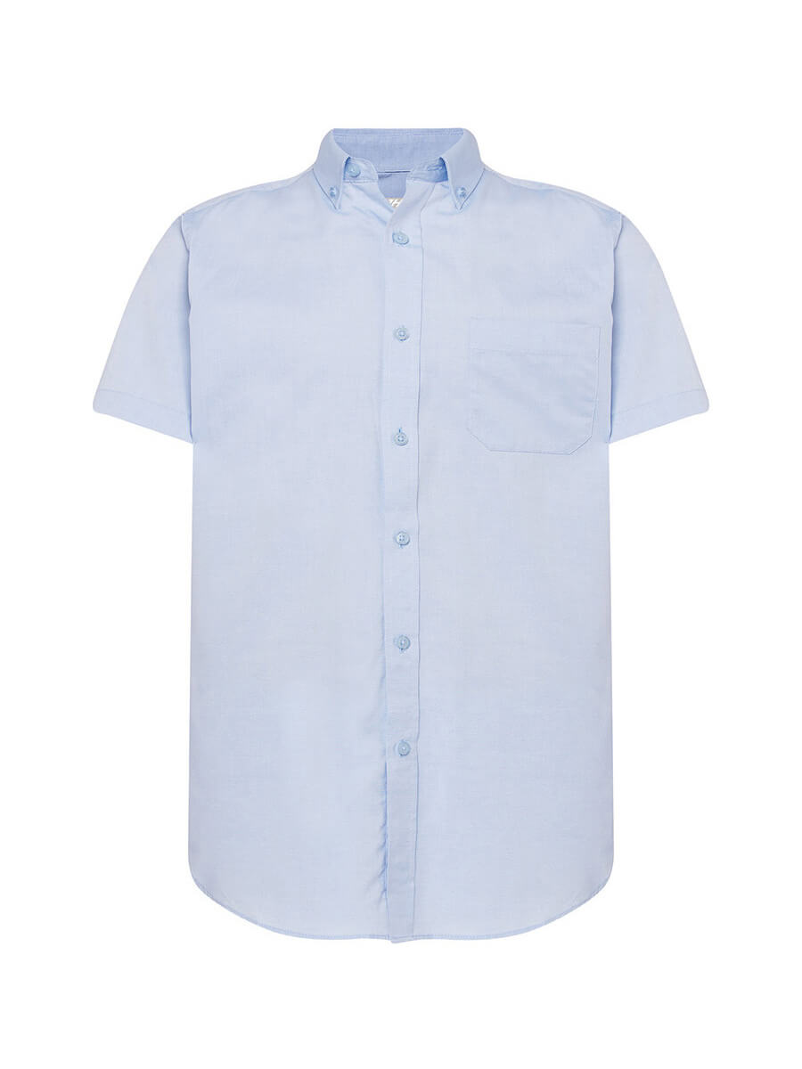 Camicia Uomo Manica Corta Oxford - immagine 2