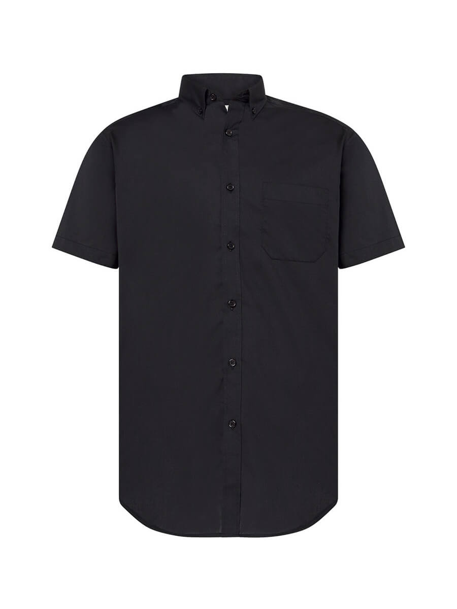 Camicia Uomo Manica Corta Popeline - immagine 2