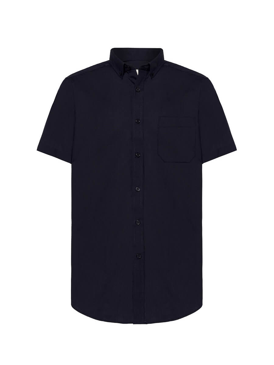 Camicia Uomo Manica Corta Popeline - immagine 4