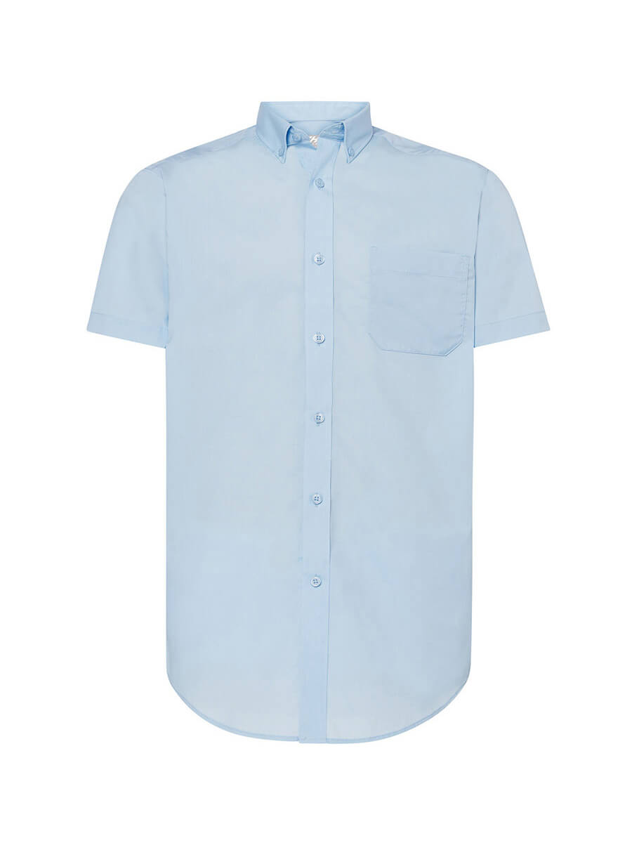 Camicia Uomo Manica Corta Popeline - immagine 5