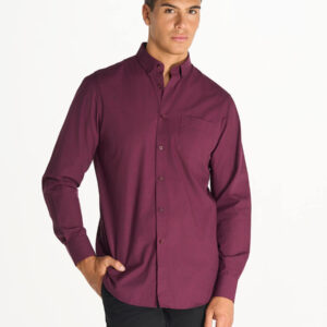 Camicia Uomo Manica Lunga Popeline