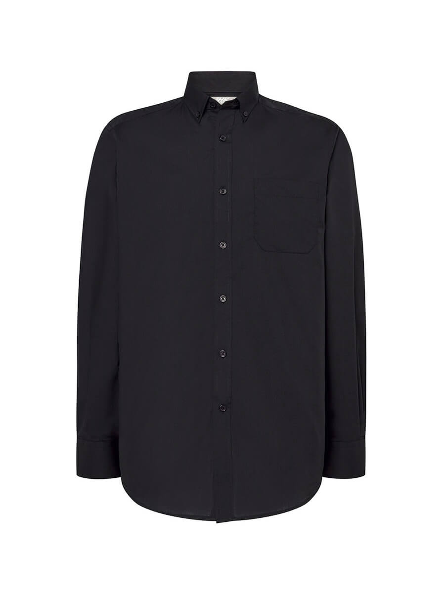 Camicia Uomo Manica Lunga Popeline - immagine 2