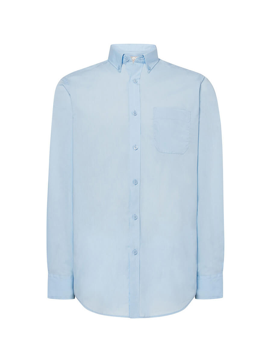Camicia Uomo Manica Lunga Popeline - immagine 5