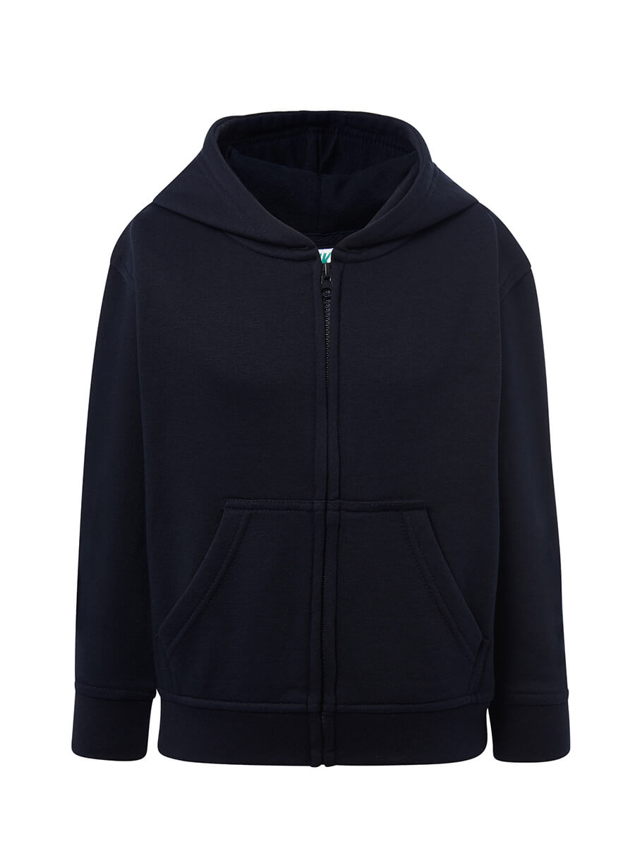 Felpa Bambino Cappuccio E Zip Leggera French Terry - immagine 2
