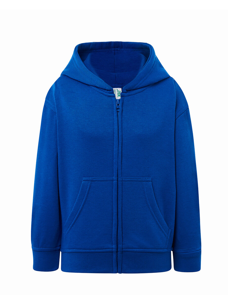 Felpa Bambino Cappuccio E Zip Leggera French Terry - immagine 3