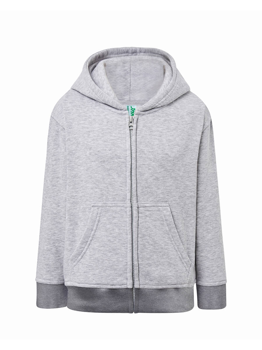 Felpa Bambino Cappuccio E Zip Premium - immagine 4