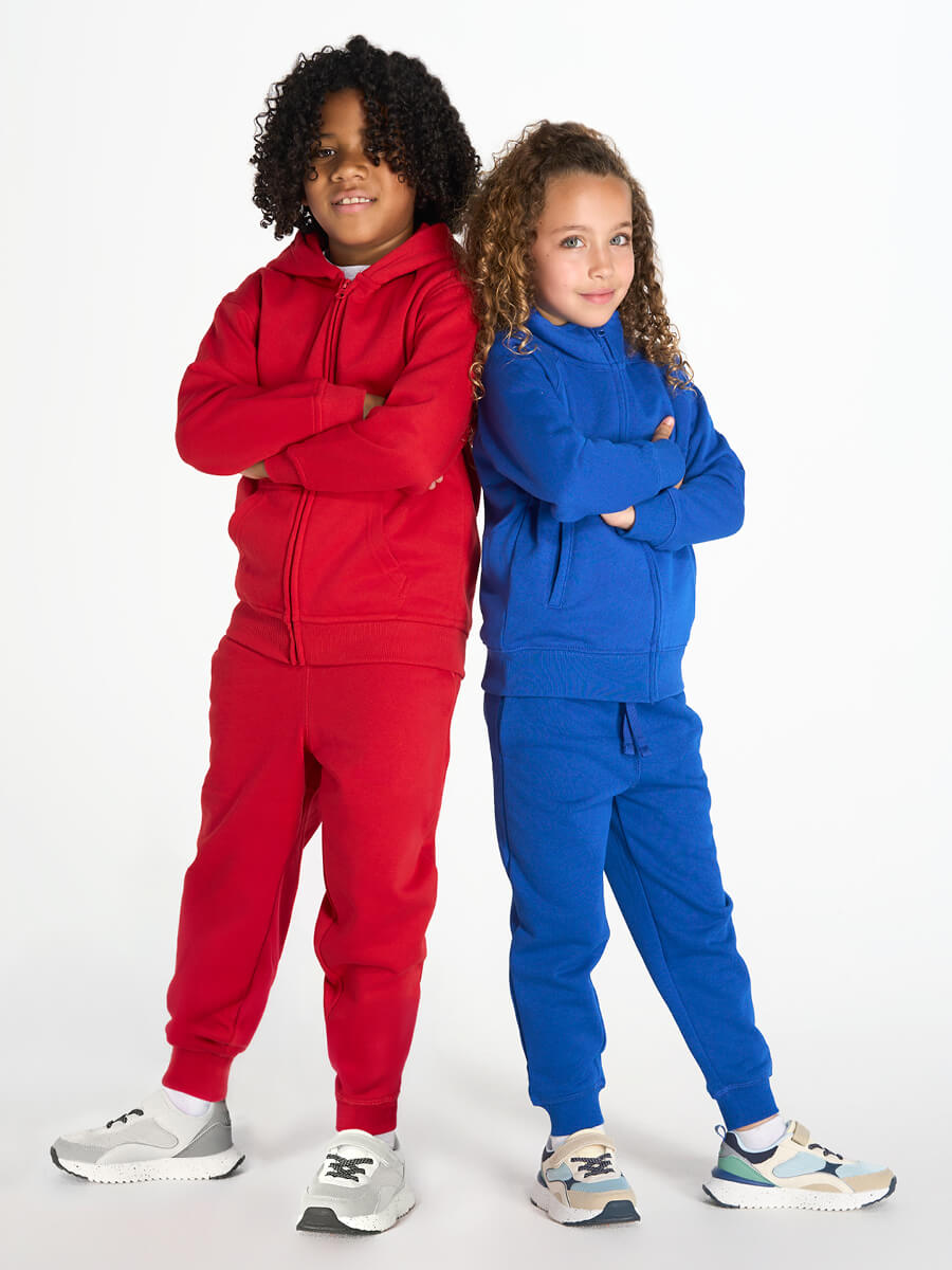 Felpa Bambino Cappuccio E Zip Premium