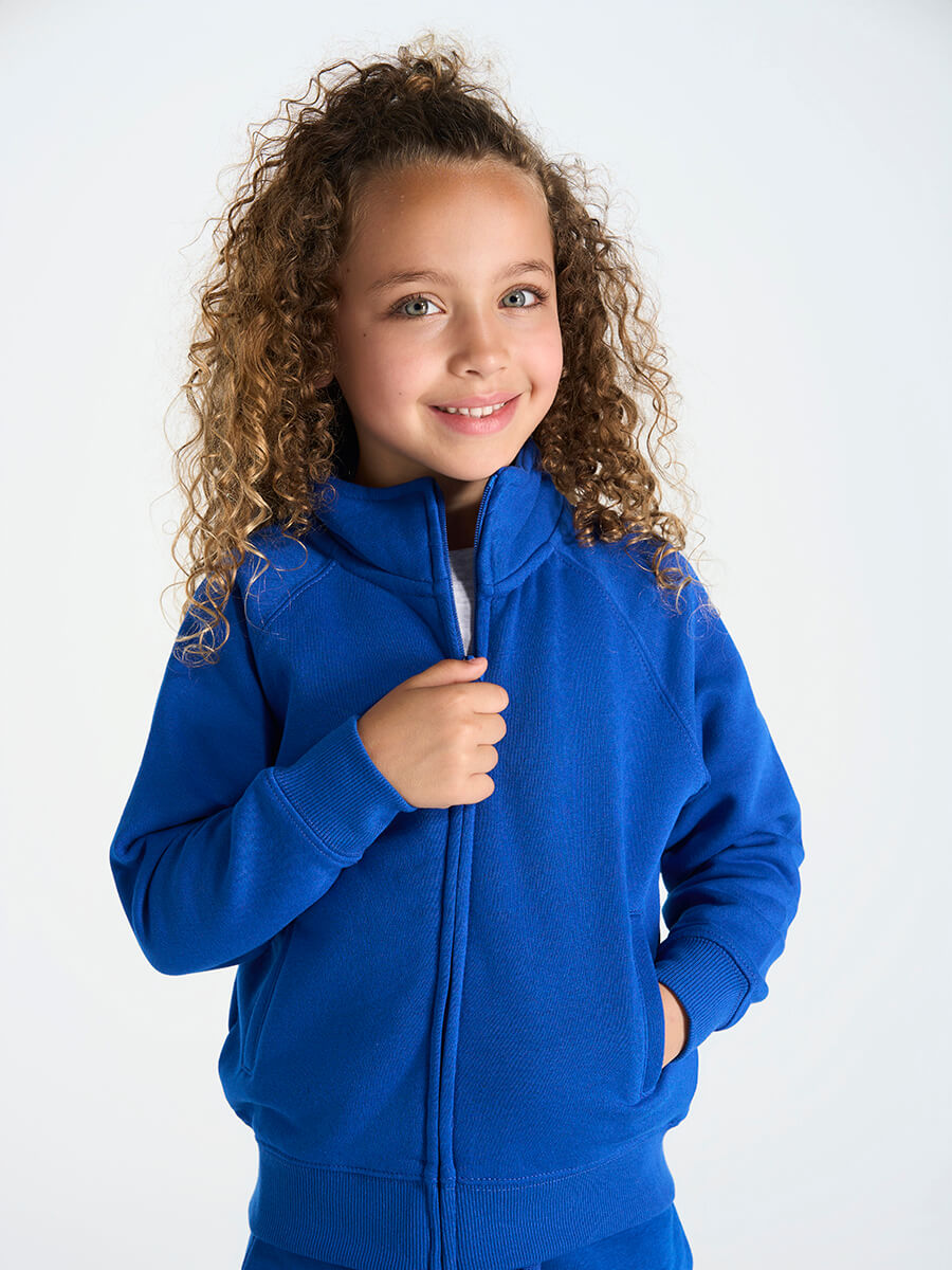 Felpa Bambino Zip Intera Premium