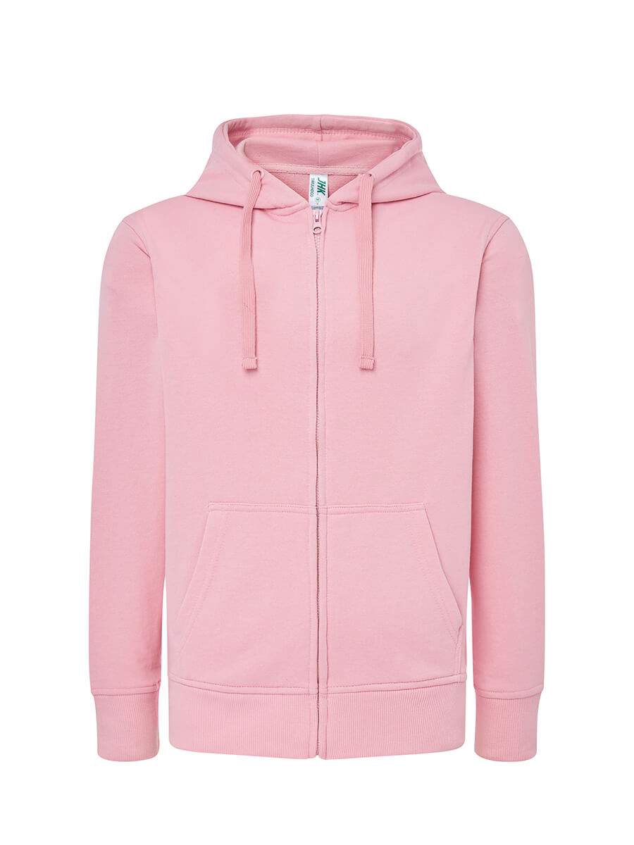 Felpa Donna Cappuccio E Zip Leggera French Terry - immagine 2