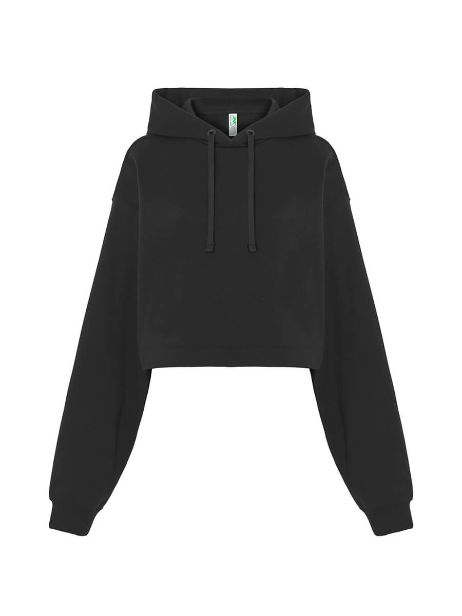 Felpa Donna Cappuccio Regular Cropped - immagine 2
