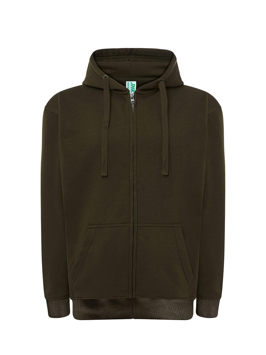 Felpa Unisex Cappuccio E Zip Premium - immagine 6