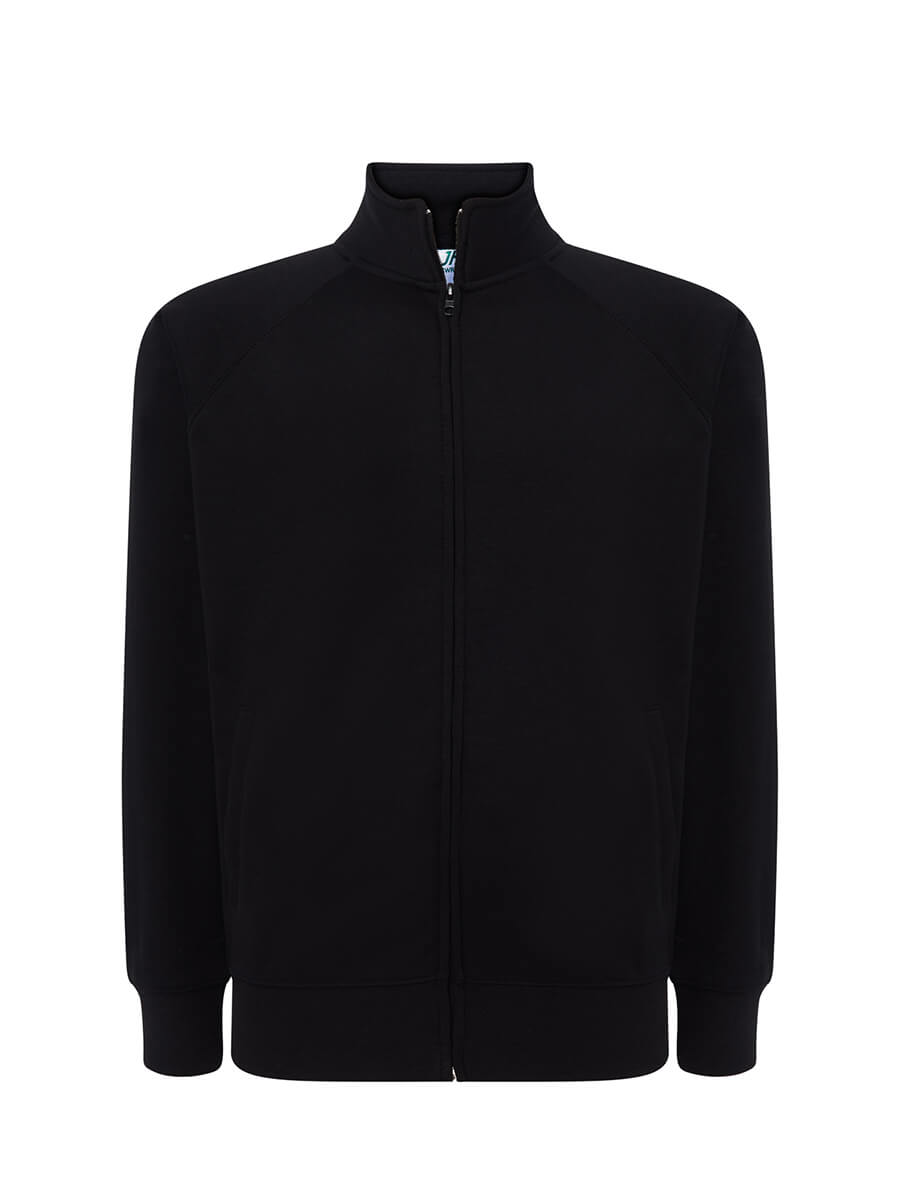 Felpa Unisex Zip Intera Leggera French Terry - immagine 2