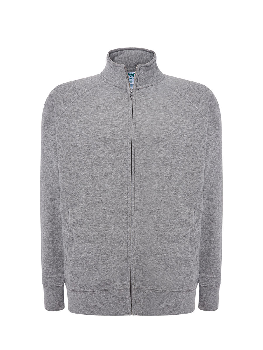 Felpa Unisex Zip Intera Leggera French Terry - immagine 3