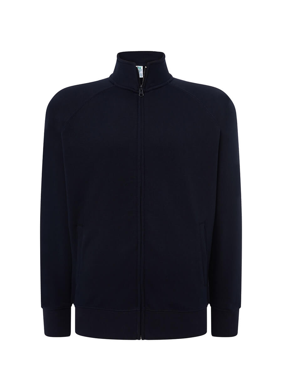 Felpa Unisex Zip Intera Leggera French Terry - immagine 4