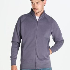 Felpa Unisex Zip Intera Premium
