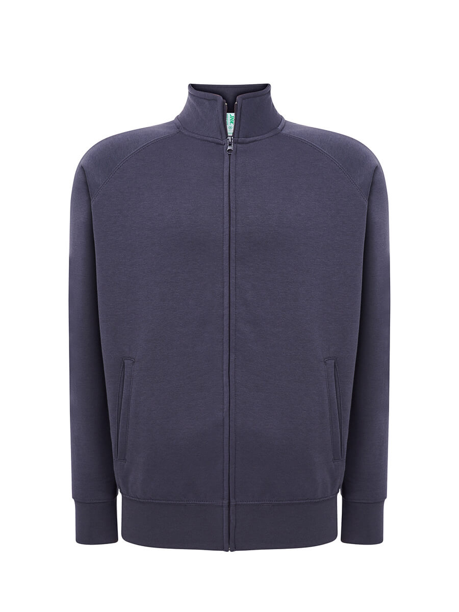 Felpa Unisex Zip Intera Premium - immagine 3
