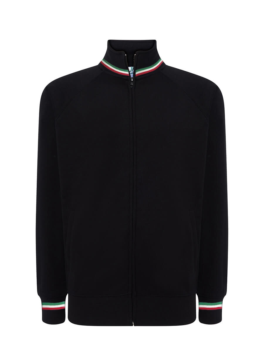 Felpa Unisex Zip Intera Premium Italia - immagine 4