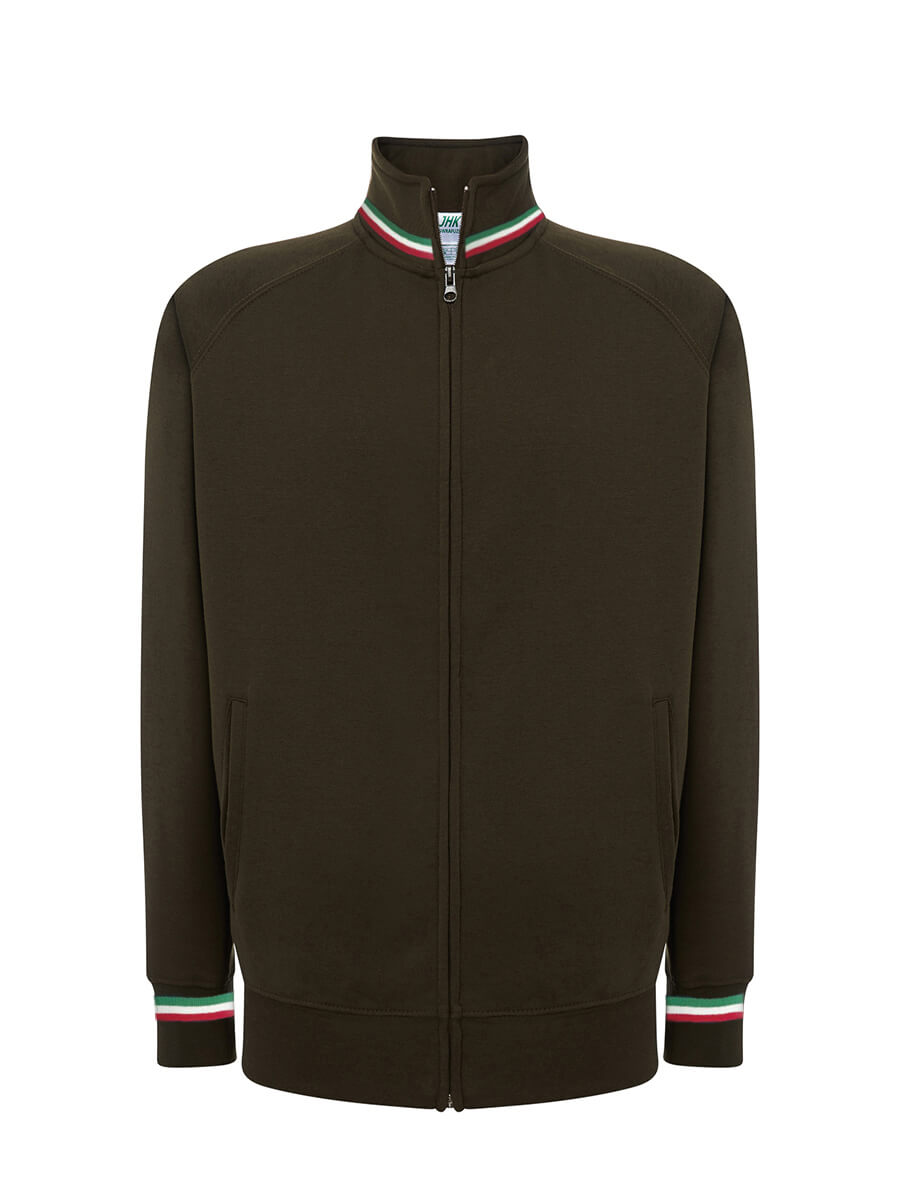 Felpa Unisex Zip Intera Premium Italia - immagine 5