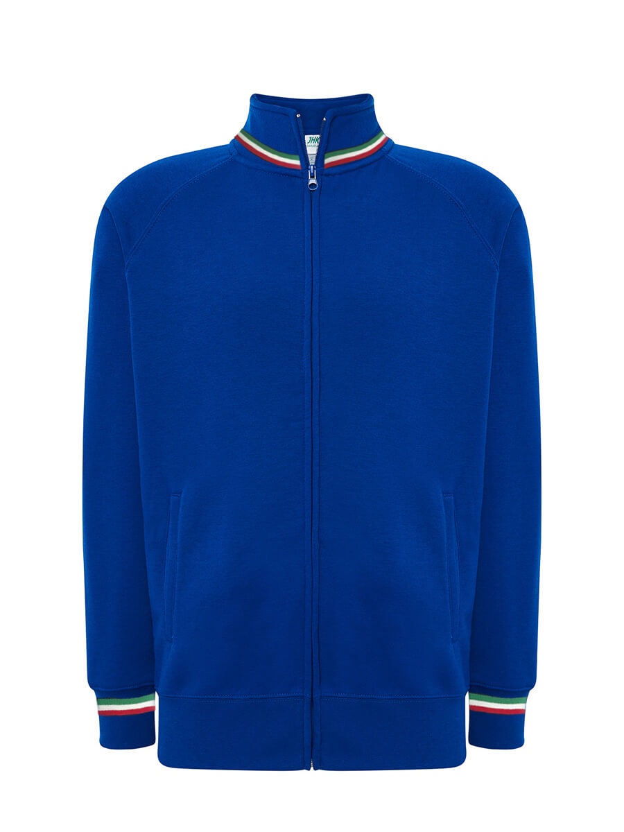 Felpa Unisex Zip Intera Premium Italia - immagine 3