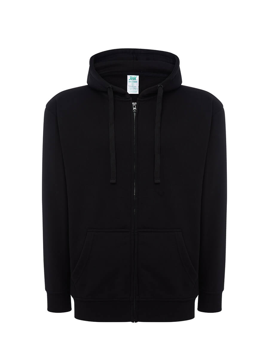 Felpa Uomo Cappuccio E Zip Leggera French Terry - immagine 4
