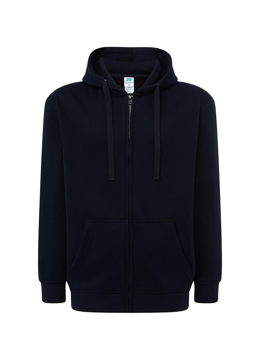 Felpa Uomo Cappuccio E Zip Leggera French Terry - immagine 6