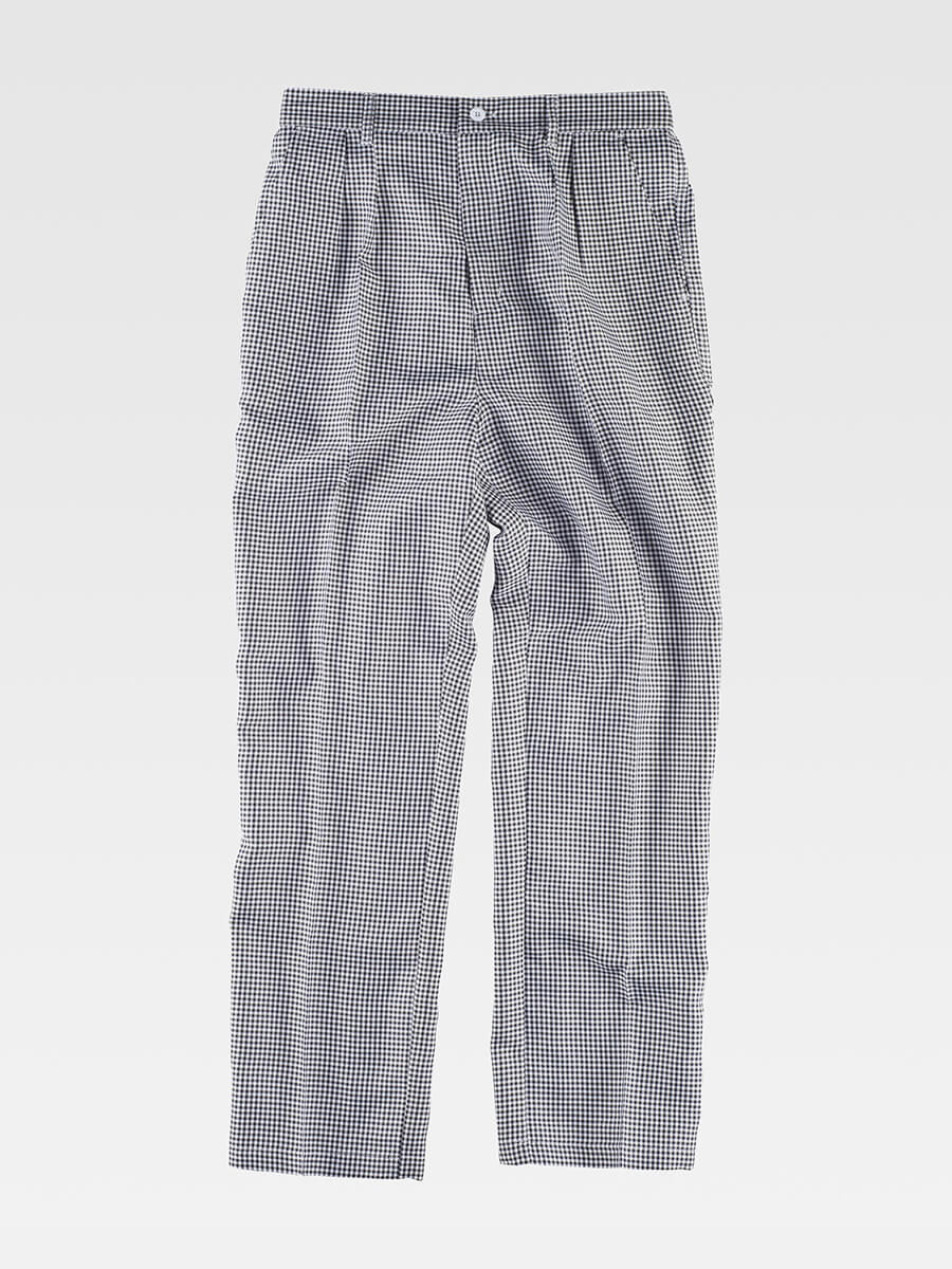 Pantalone Cuoco Tessuto A Quadretti - immagine 2