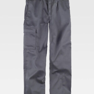 Pantalone Da Lavoro Multitasche Con Fodera In Pile