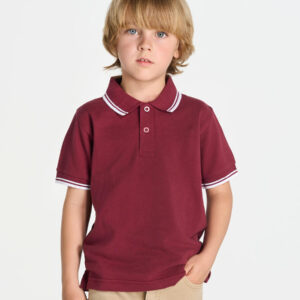 Polo Bambino Manica Corta Regular Contrast