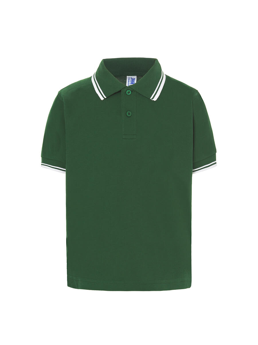 Polo Bambino Manica Corta Regular Contrast - immagine 2