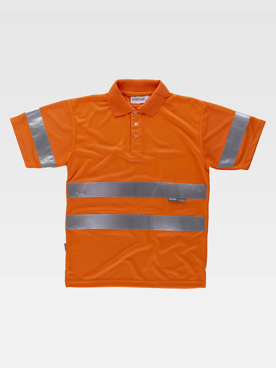 Polo Manica Corta Alta Visibilita Classe 2 - immagine 3