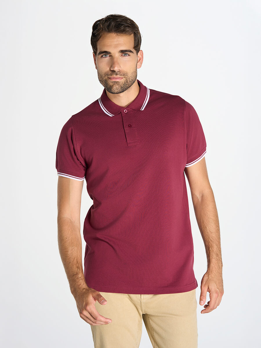 Polo Uomo Manica Corta Regular Contrast