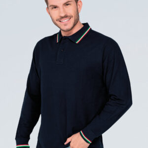 Polo Uomo Manica Lunga Regular Italia