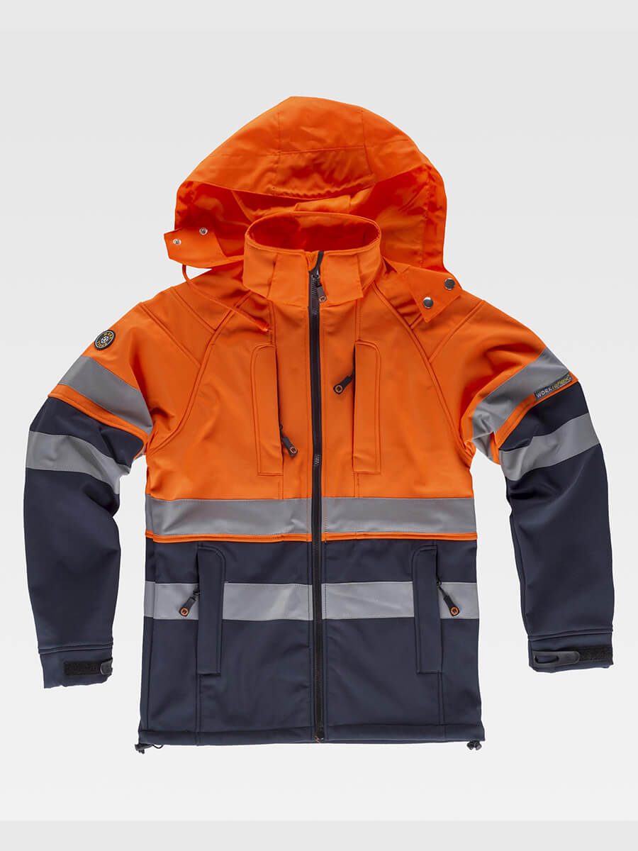 Softshell Con Cappuccio Alta Visibilita Classe 1 - immagine 7