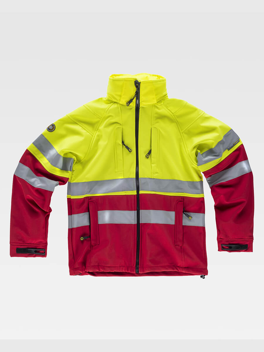 Softshell Con Cappuccio Alta Visibilita Classe 1 - immagine 3