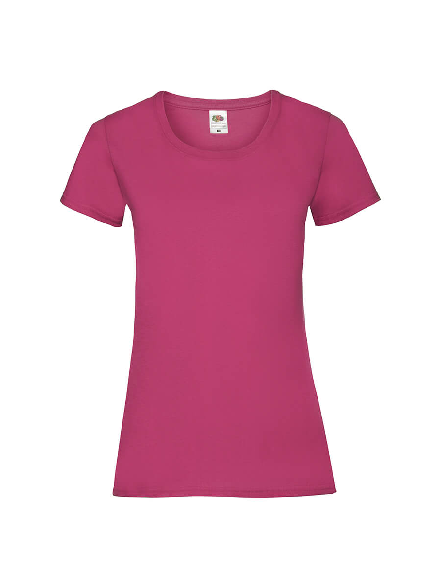T-shirt fucsia da personalizzare con logo o grafica per aziende e privati. Stampa online in Italia.