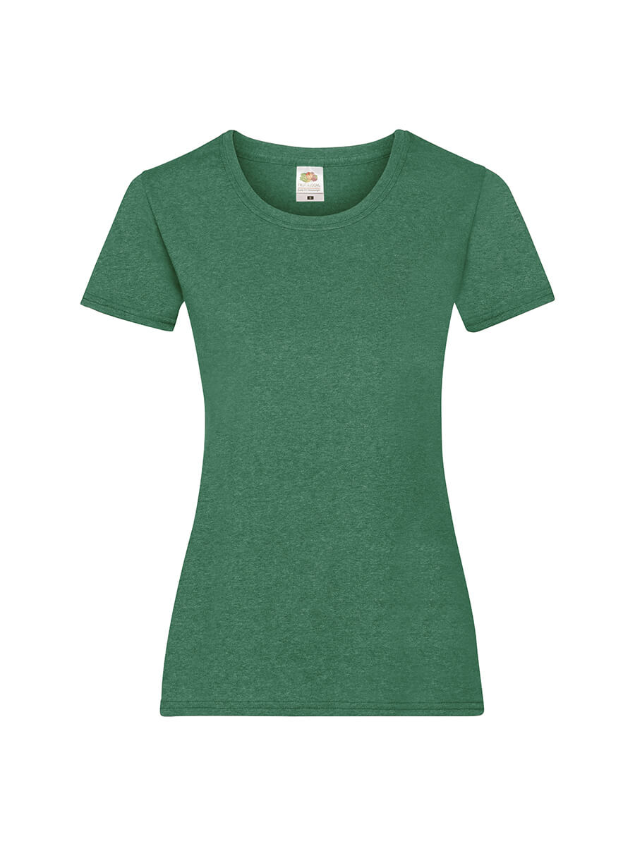 T-shirt verde girocollo da personalizzare con la tua grafica, ideale per abbigliamento promozionale e merchandising. Stampa online in Italia.