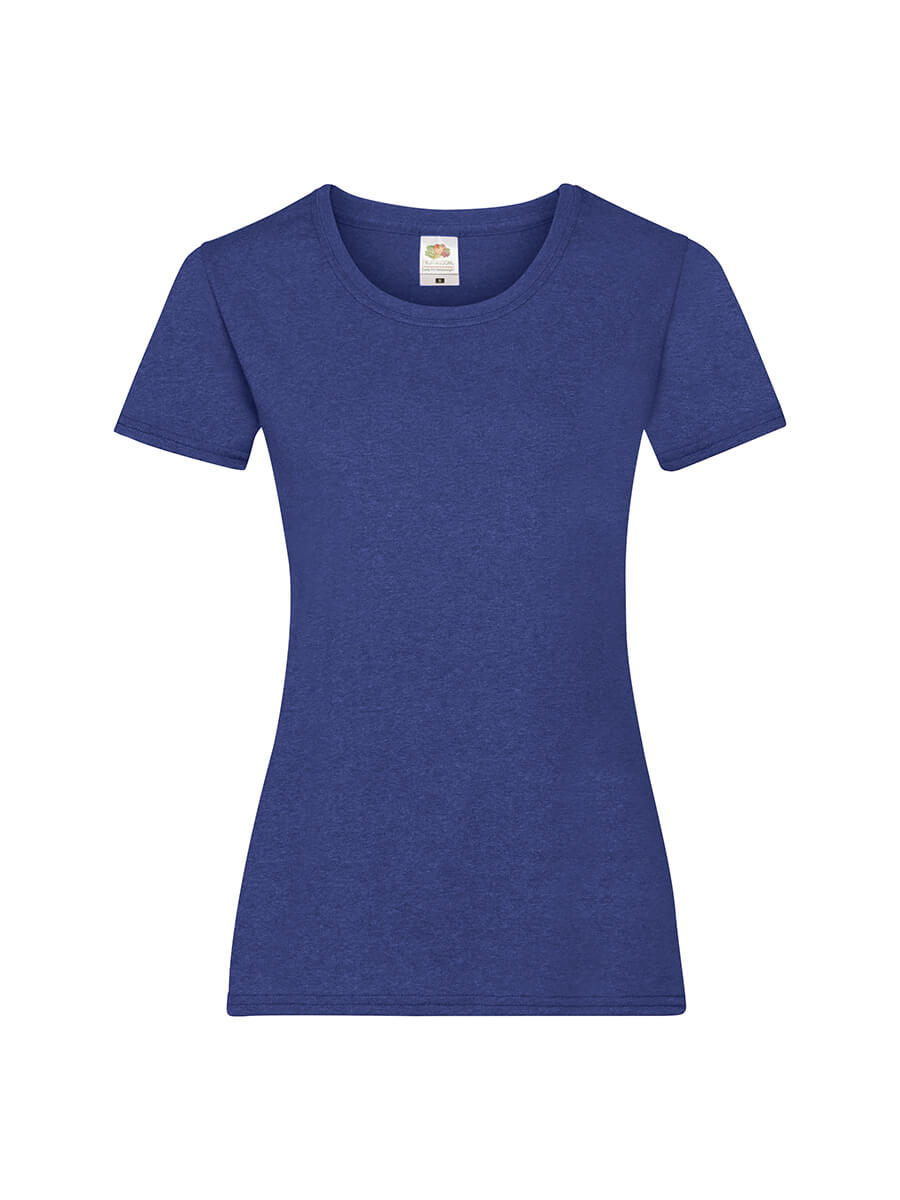 T-shirt blu da personalizzare con stampa del tuo logo o grafica. Ideale per abbigliamento promozionale e aziendale.