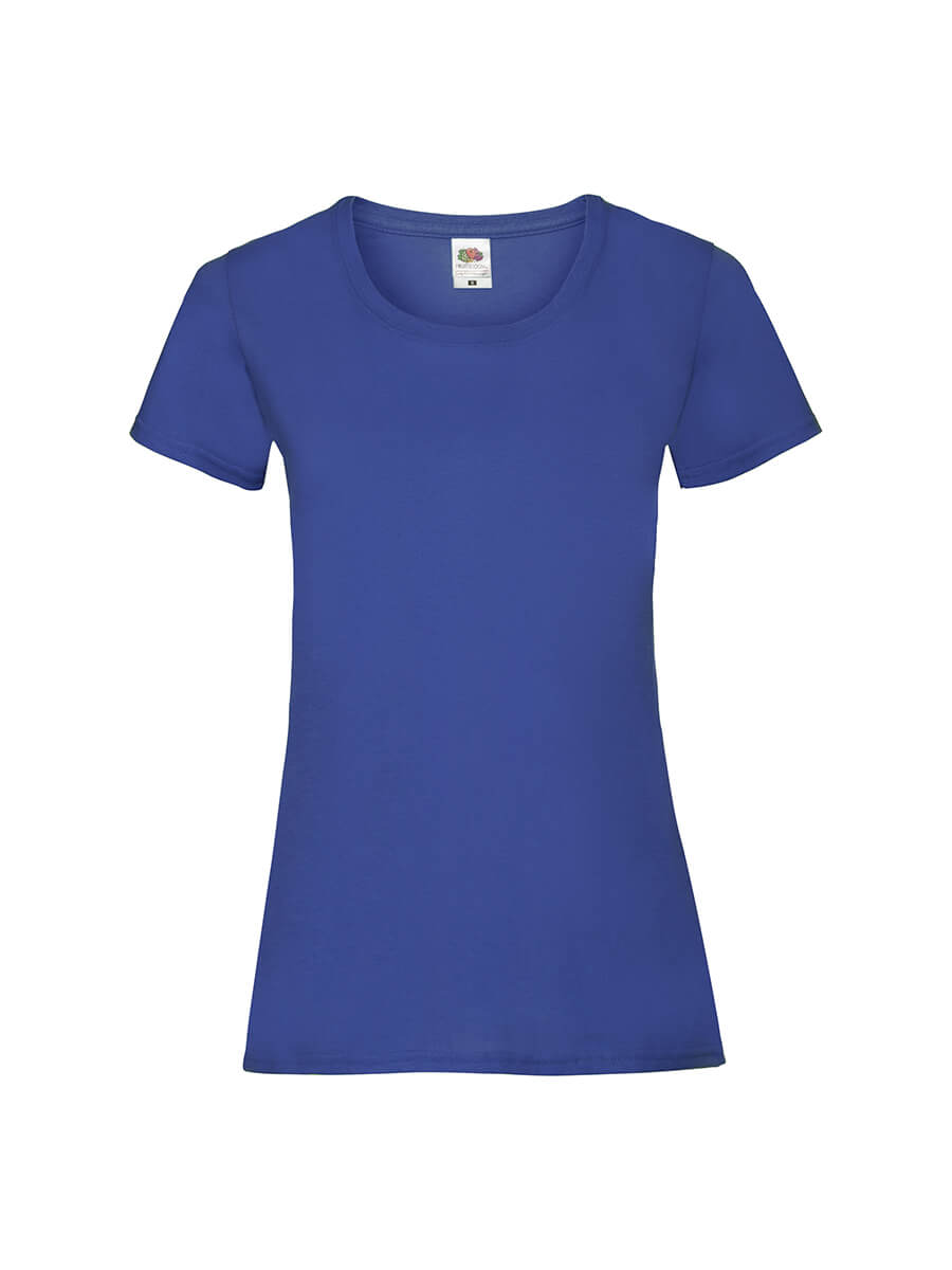 T-shirt blu royal da personalizzare con logo o grafica, ideale per abbigliamento promozionale e merchandising. Stampa online di alta qualità.