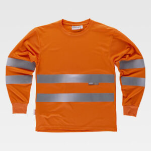 T-shirt Manica Lunga Alta Visibilita Classe 2