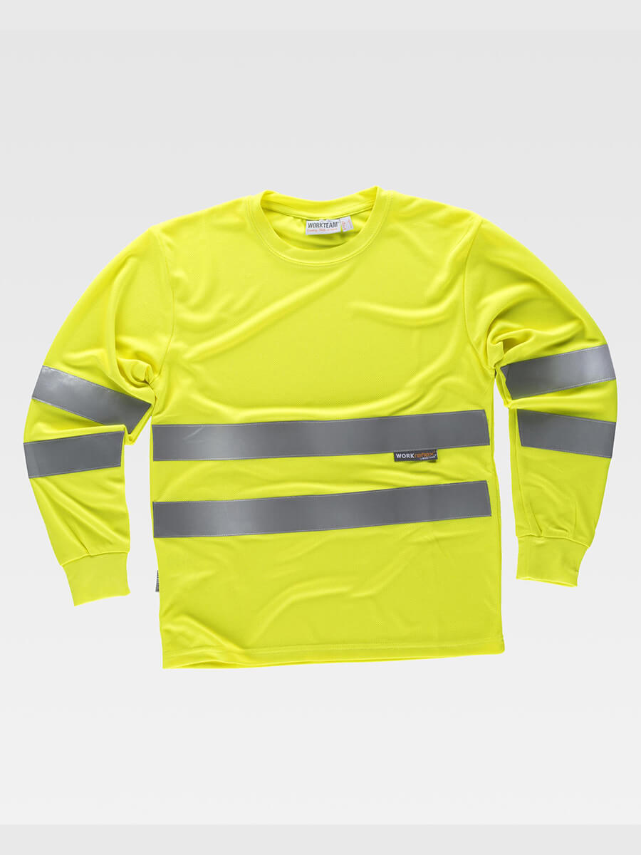 T-shirt Manica Lunga Alta Visibilita Classe 2 - immagine 2