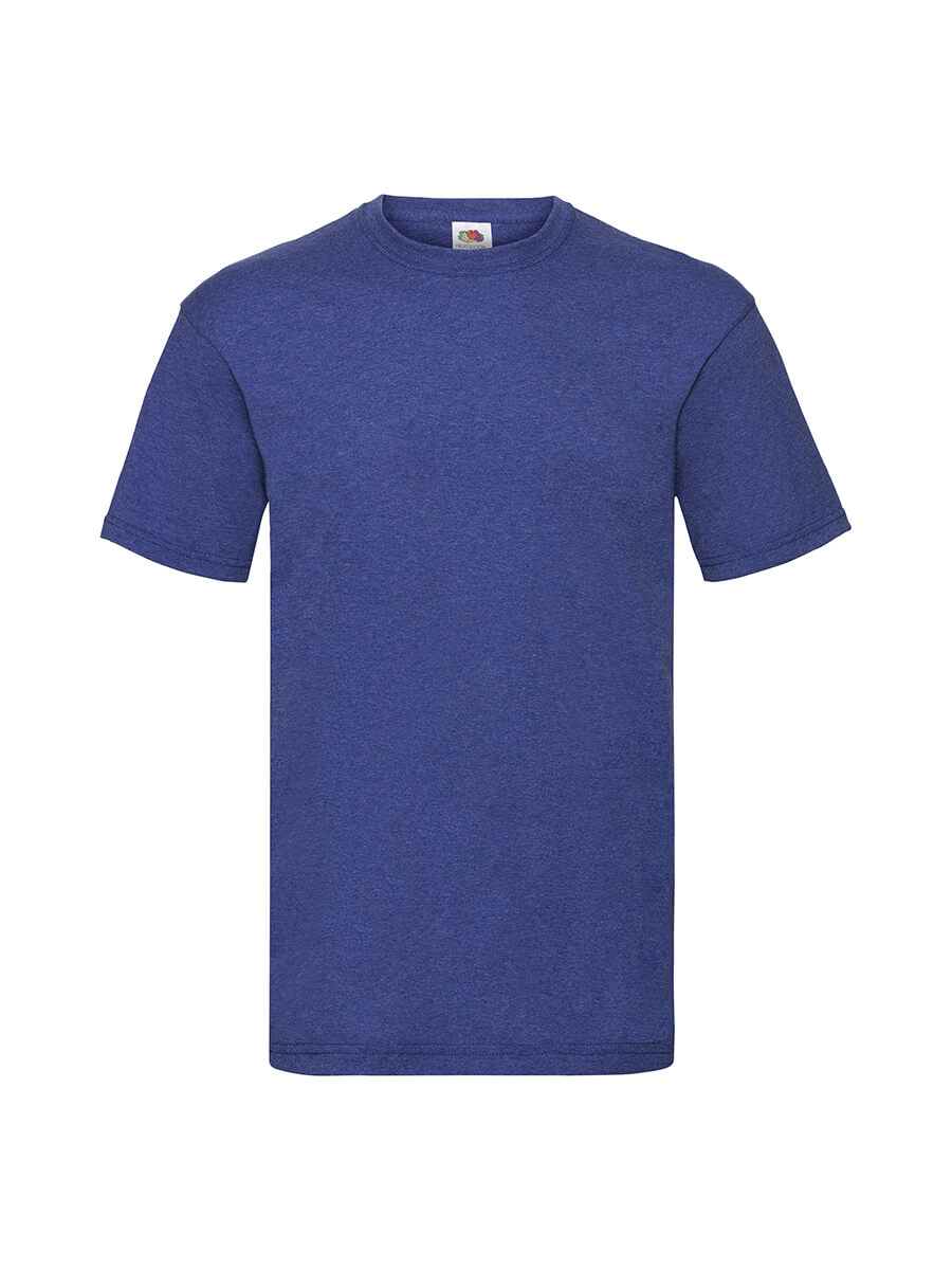 T-shirt blu royal heather da personalizzare con il tuo logo o grafica. Ideale per abbigliamento promozionale e merchandising.